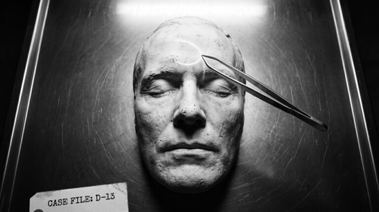 Forensic case file D-13 showing a single hair extraction for the Somerton Man DNA 2026 identification.