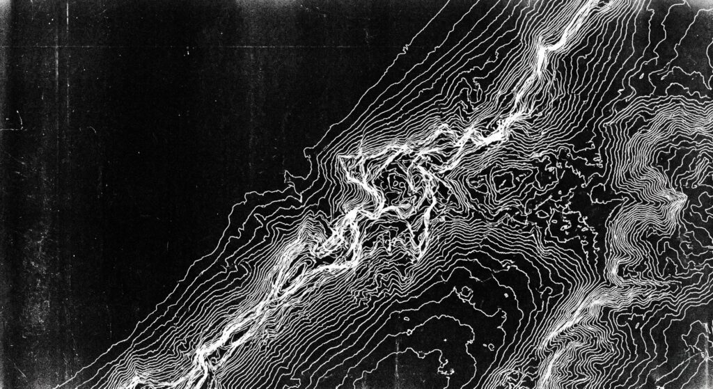 Bathymetric sonar scan illustrating the oceanic microseisms that contribute to localized reports of The Worldwide Hum.